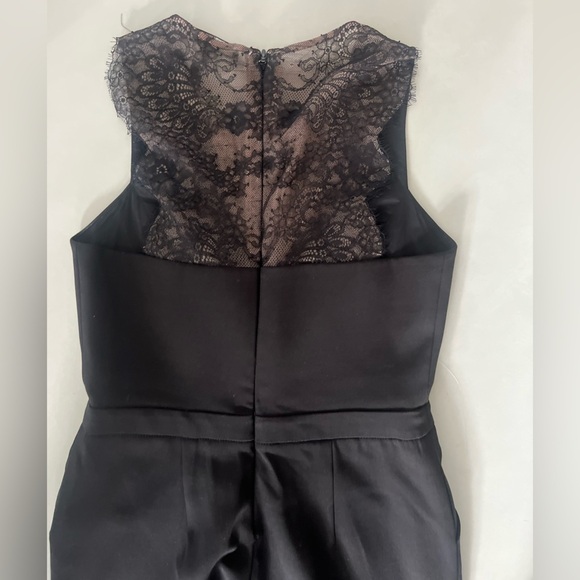 BCBG Black Jumpsuit with Lace detail - Picture 8 of 13